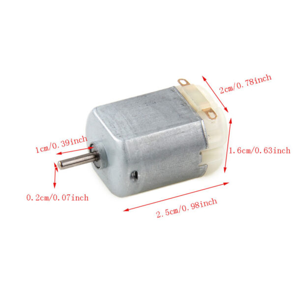 Oyuncak Motoru 3V-6V-9V DC Motor Yüksek Devir - Görsel 4
