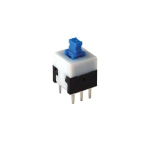 6 Pinli Bacaklı Kalıcılı Yaylı Push Buton 8x8mm