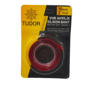 TUDOR 18mm 2 Metre Akrilik Silikon Bant