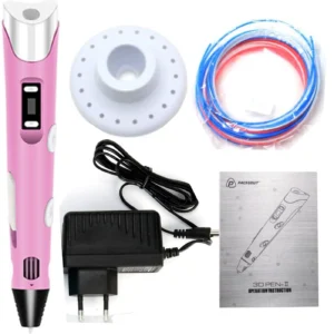 Pembe 3D Kalem Üç Boyutlu Yazıcı+Hediye Filament